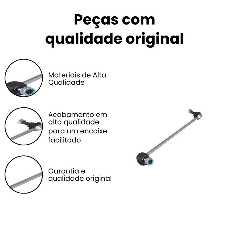 Bieleta Dianteira Direita Esquerda Audi A3 1997-2023 VW New - Imagem 3
