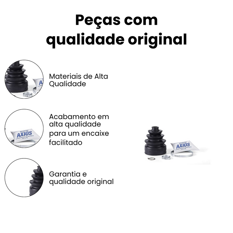 Coifa Homocinética Kit Reparo Juntas Axios Celta Corsa 1.0 1 - Imagem 3