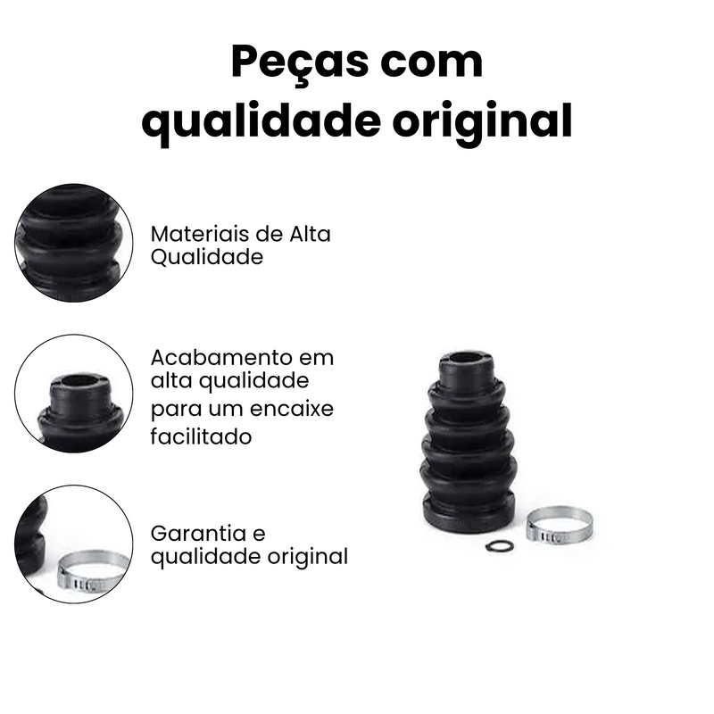 Coifa Homocinética Kit Reparo Juntas Axios Fiat Uno 1.0 1.4 - Imagem 3