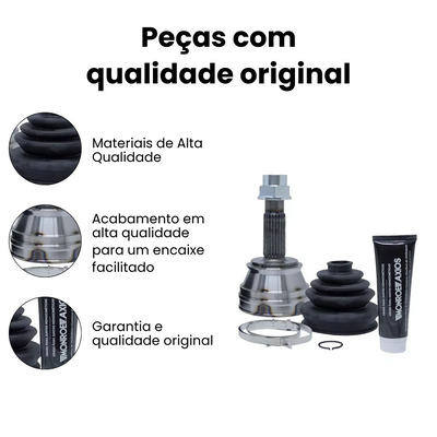 Junta Fixa Roda Axios Corsa Celta Prisma Classic Onix Spin - Imagem 3