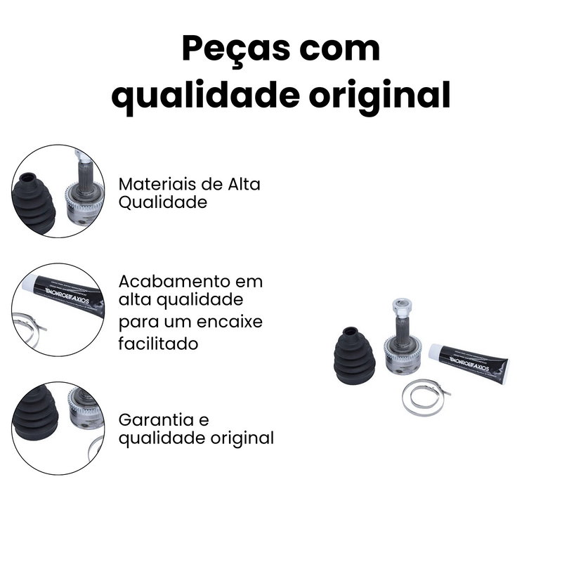 Junta Homocinetica Dianteira Hyundai HB20 HB20S HB20X 2013 a - Imagem 3