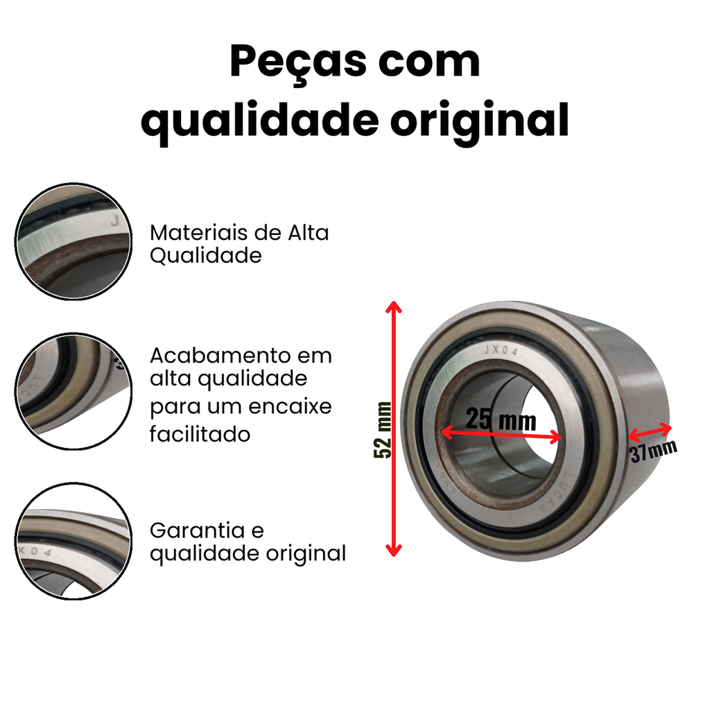 Rolamento Roda Traseira SKF - MF MF - Imagem 3