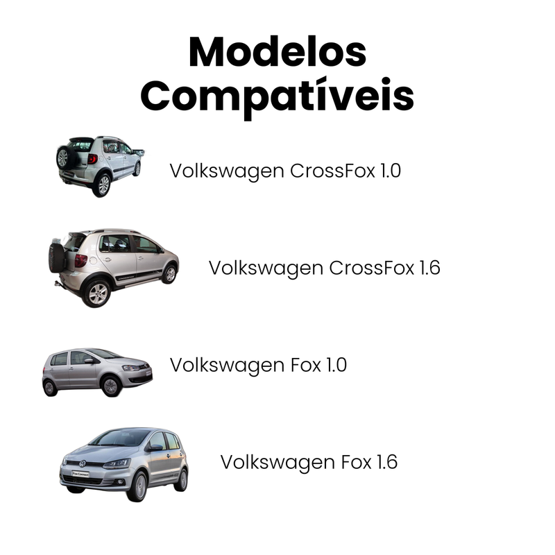 Correia Micro V VW Fox CrossFox Gol Saveiro Voyage 1.0 1.6 2 - Imagem 4
