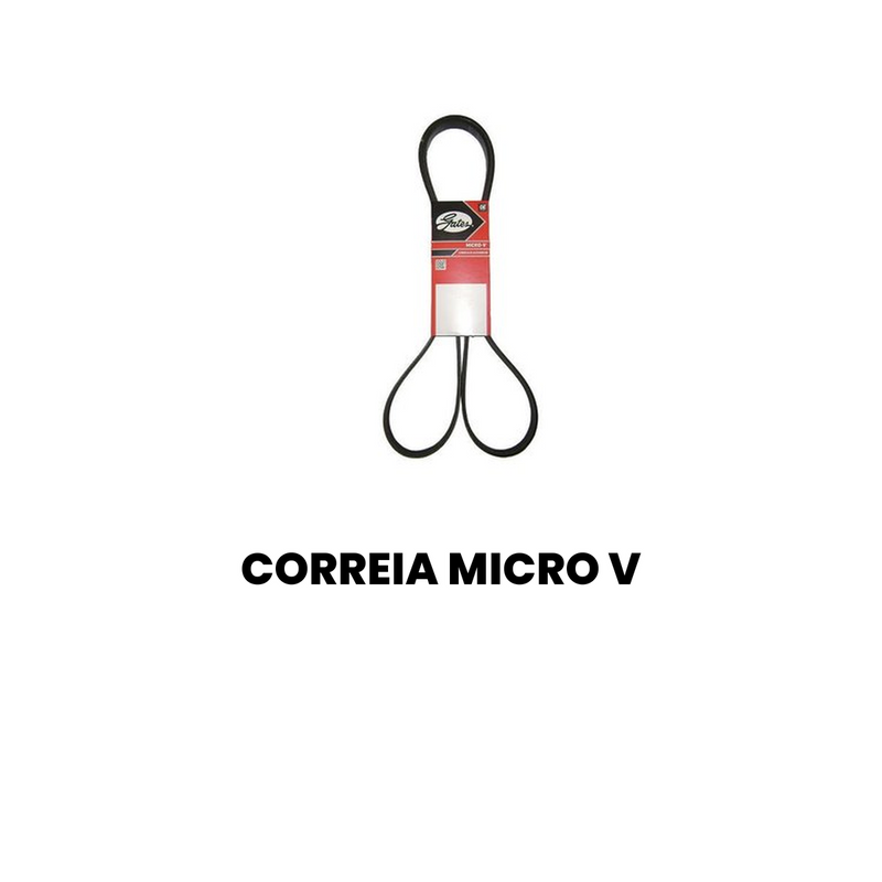 Correia Micro V Volkswagen Gol 1996-2008 Gol City Parati Pol - Imagem 2