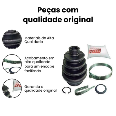 Kit Reparo Junta Homocinética Câmbio/Roda Kombi - Imagem 3