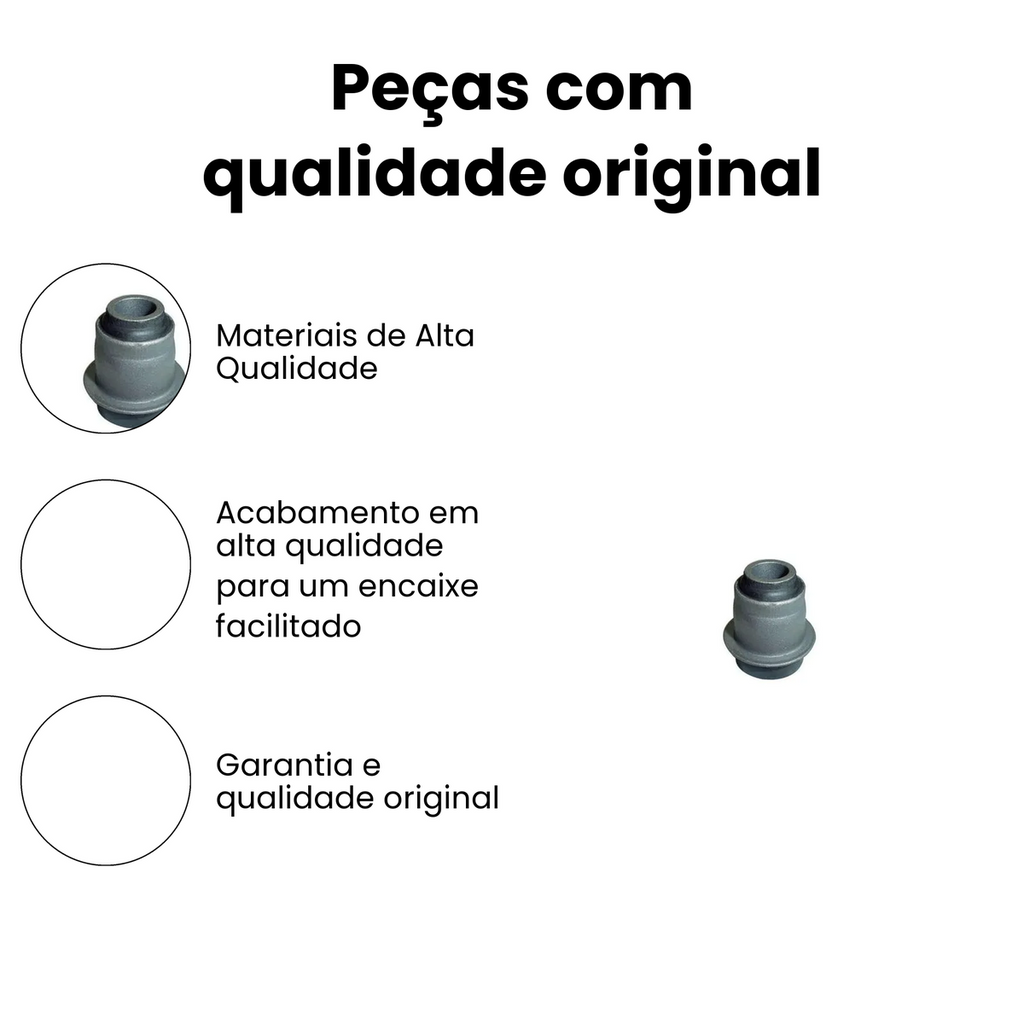 BUCHA DA BANDEJA TRASEIRA DIREITA E ESQUERDA FIAT 78918 - Imagem 3