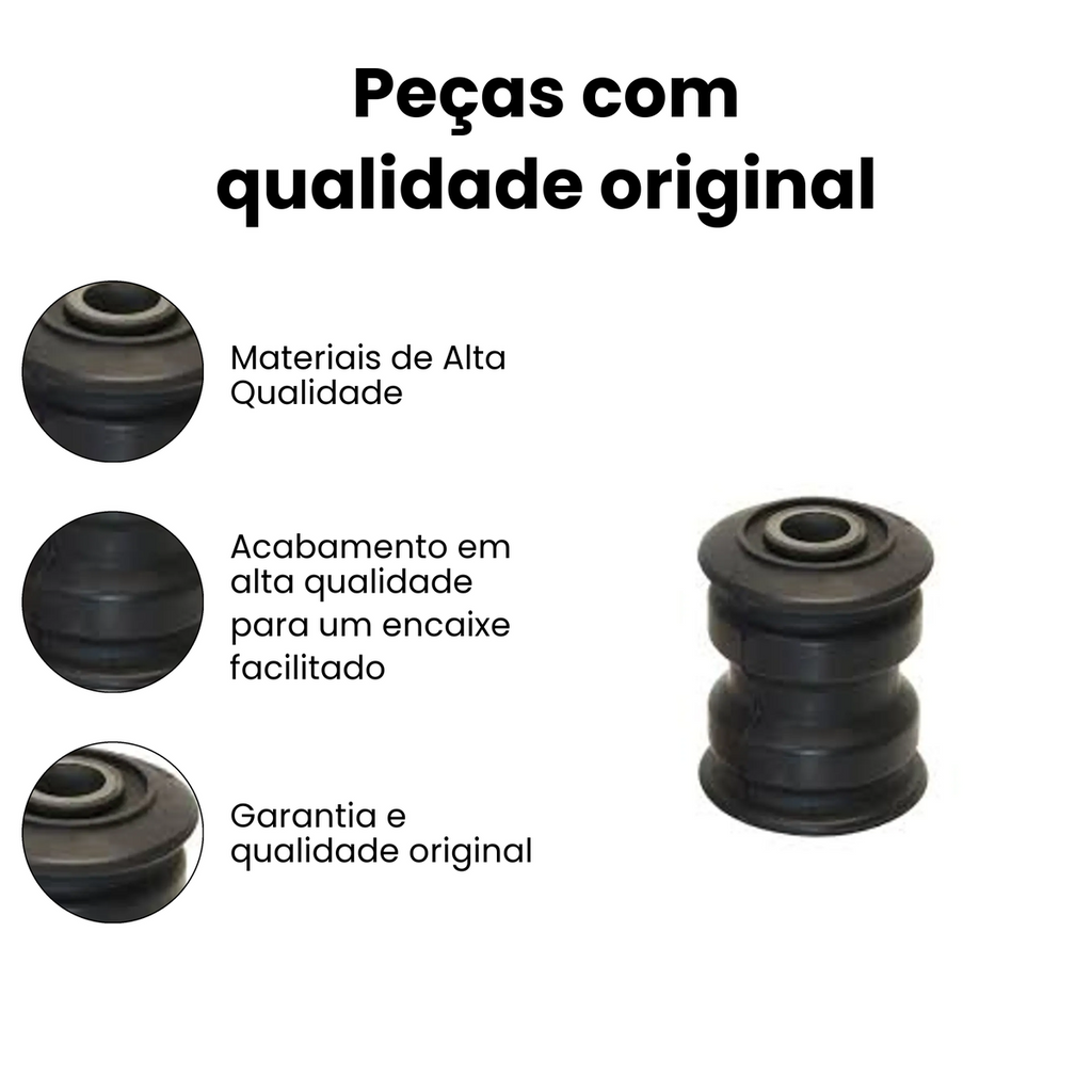 Bucha Feixe Mola Traseiro Fiat Fiorino 78935 - Imagem 3