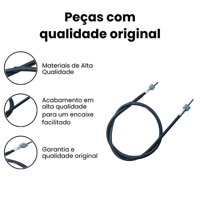 Cabo Velocímetro Biz 125 05/18, 100/110 + Pop - Imagem 3