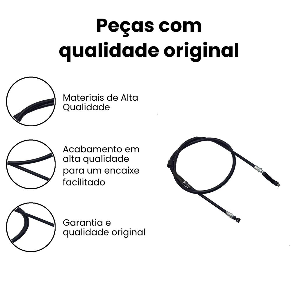 Cabo Embreagem XY-50 Quadriciclo Shineray XY - VINNI - Imagem 3