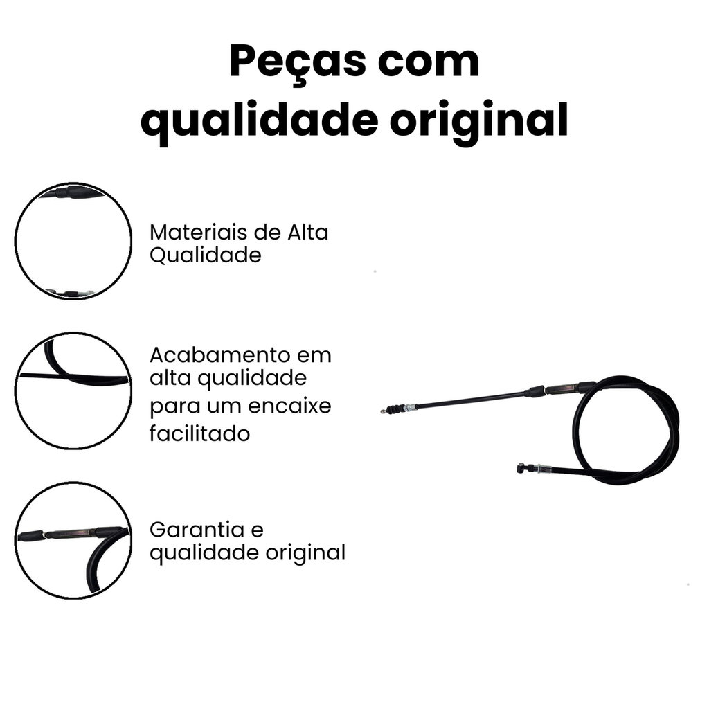 Cabo Embreagem XY-50 Q Shineray - XY - Imagem 3