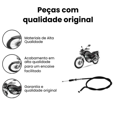 Cabo Embreagem CG150 Titan150 14/ TitanCG160 16/18 - Imagem 3