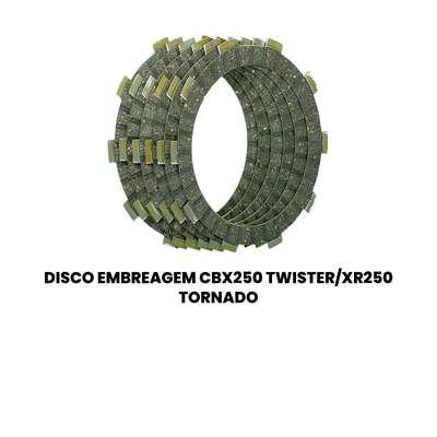 Disco de Embreagem CBX250 Twister/XR250 Tornado - XR XR - Imagem 2