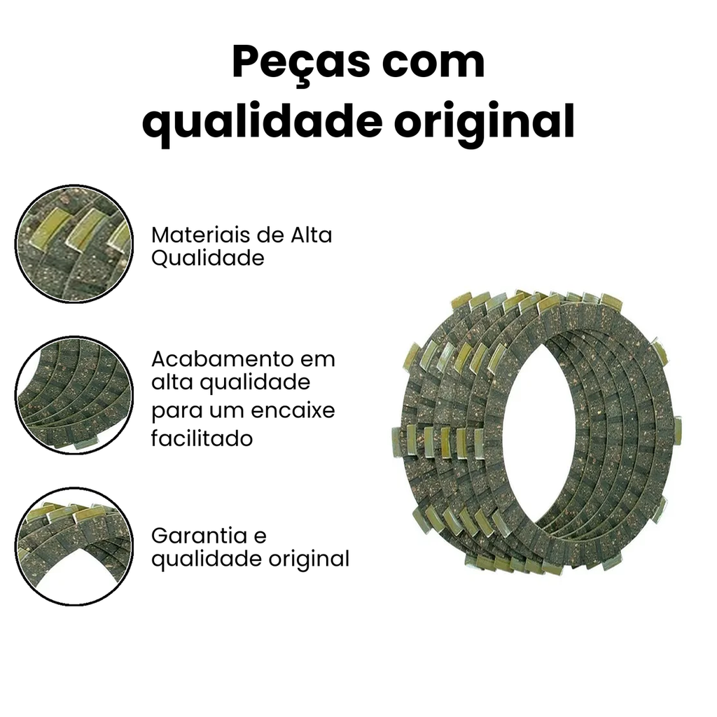 Disco de Embreagem CBX250 Twister/XR250 Tornado - XR XR - Imagem 3