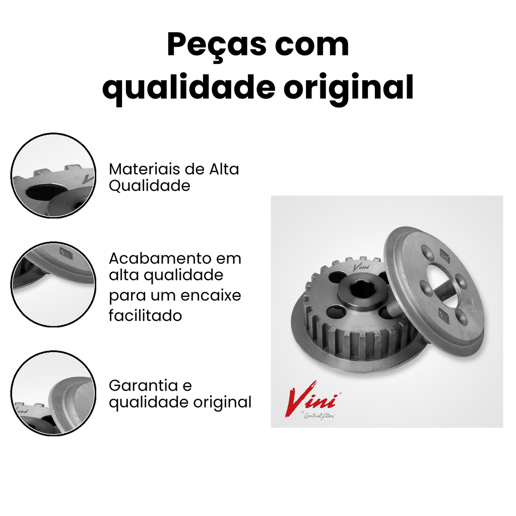 CUBO E PLATO EMBREAGEM Cargo 815-1519 97-10 - Imagem 3
