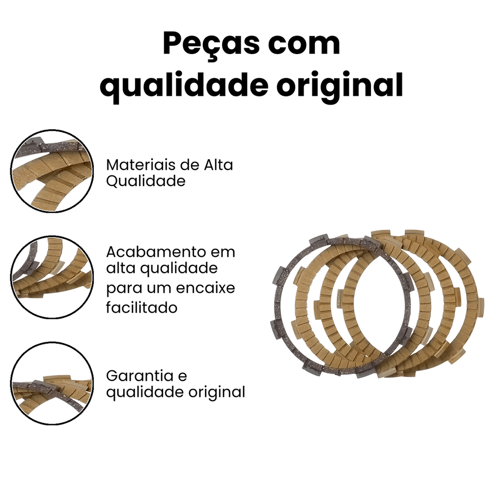 Disco Embreagem POP 100/POPI 110 GP - VINNI - Imagem 3