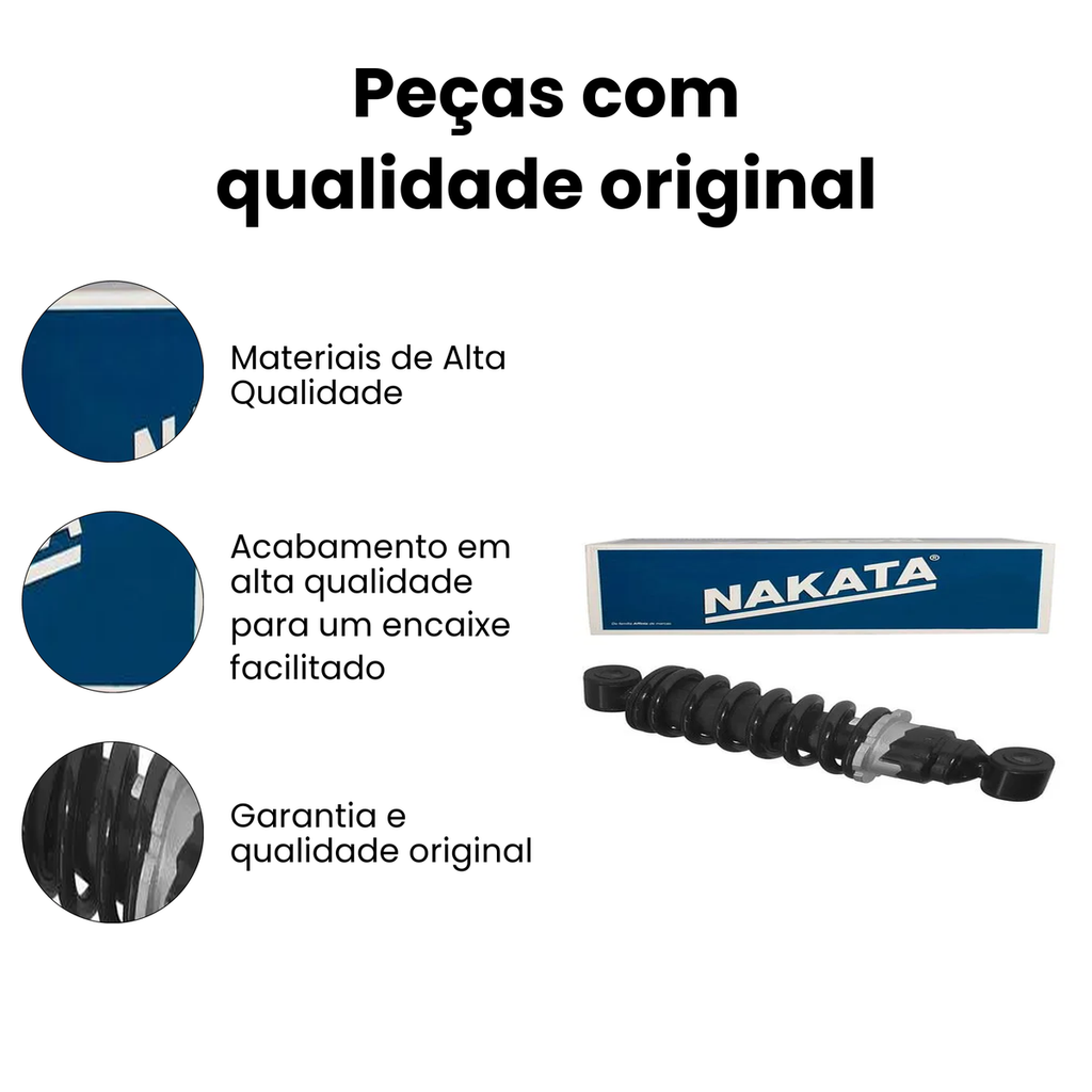 Amortecedor Cabine Mola Traseiro Ford 1723 2428 - Imagem 3