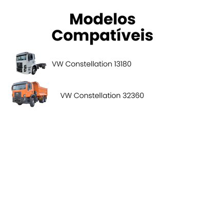 Amortecedor Cabine Com Mola Traseiro VW Constellation - Imagem 4