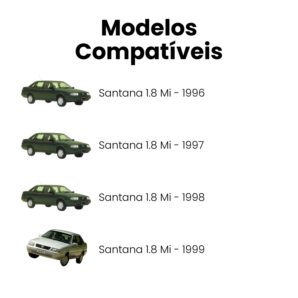 Amortecedor Traseiro Direito/Esquerdo VW Santana 84-90 - Imagem 4