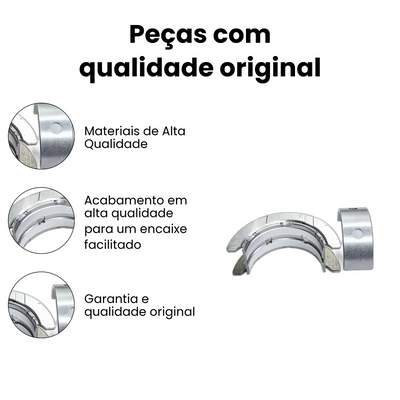 BRONZINA DE BIELA 0,25MM PEUGEOT | RENAULT | NISSAN | TOYOTA BB519J-025 - Imagem 3
