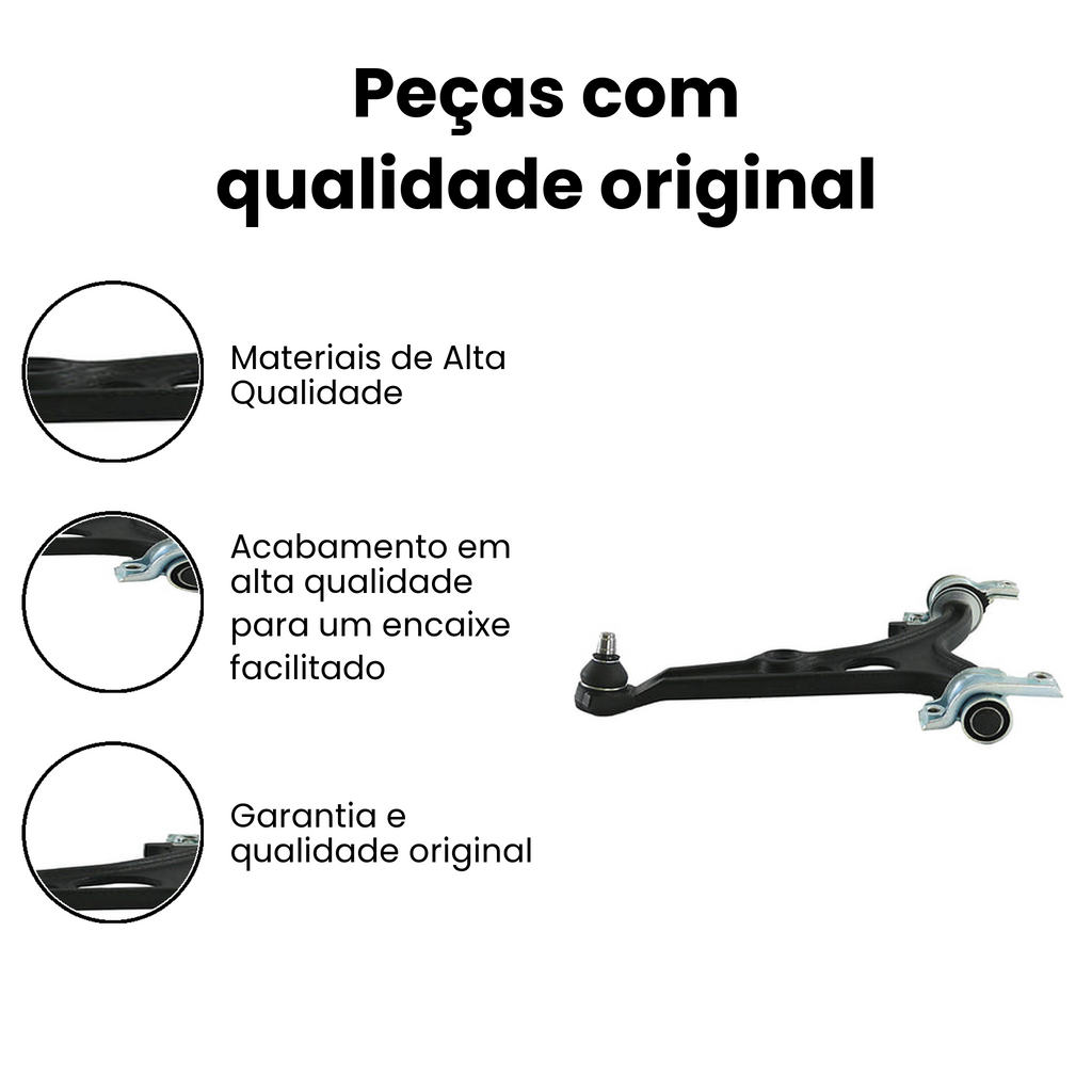 Bandeja Suspensão Inferior Direita 145/155/Spider 91-99 - Imagem 3