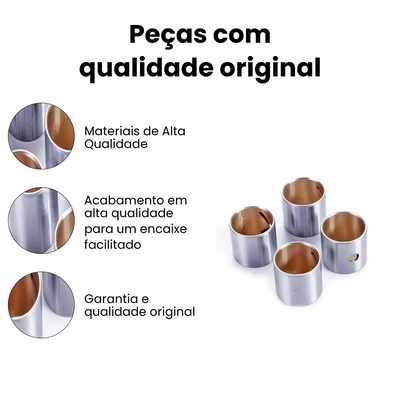 BUCHA DE BIELA SEMI-STANDARD VOLKSWAGEN BG715U-STDSEMI - Imagem 3