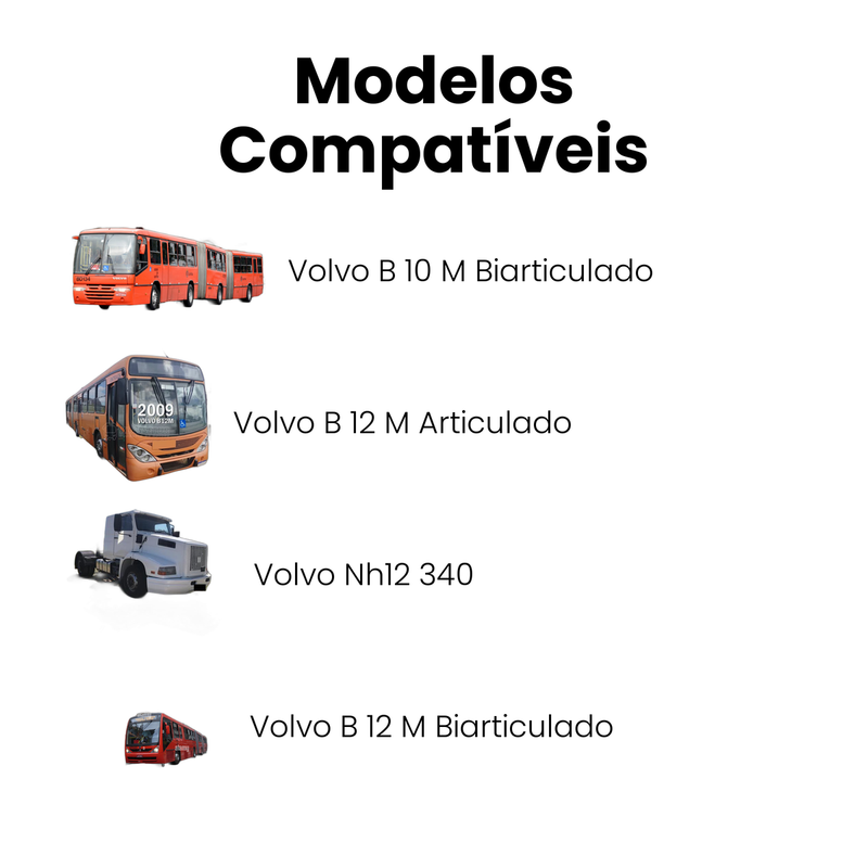 Kit Bucha Biela Semistd Volvo B10M B10R B12R B12M Biart. FH12 FM - Imagem 4