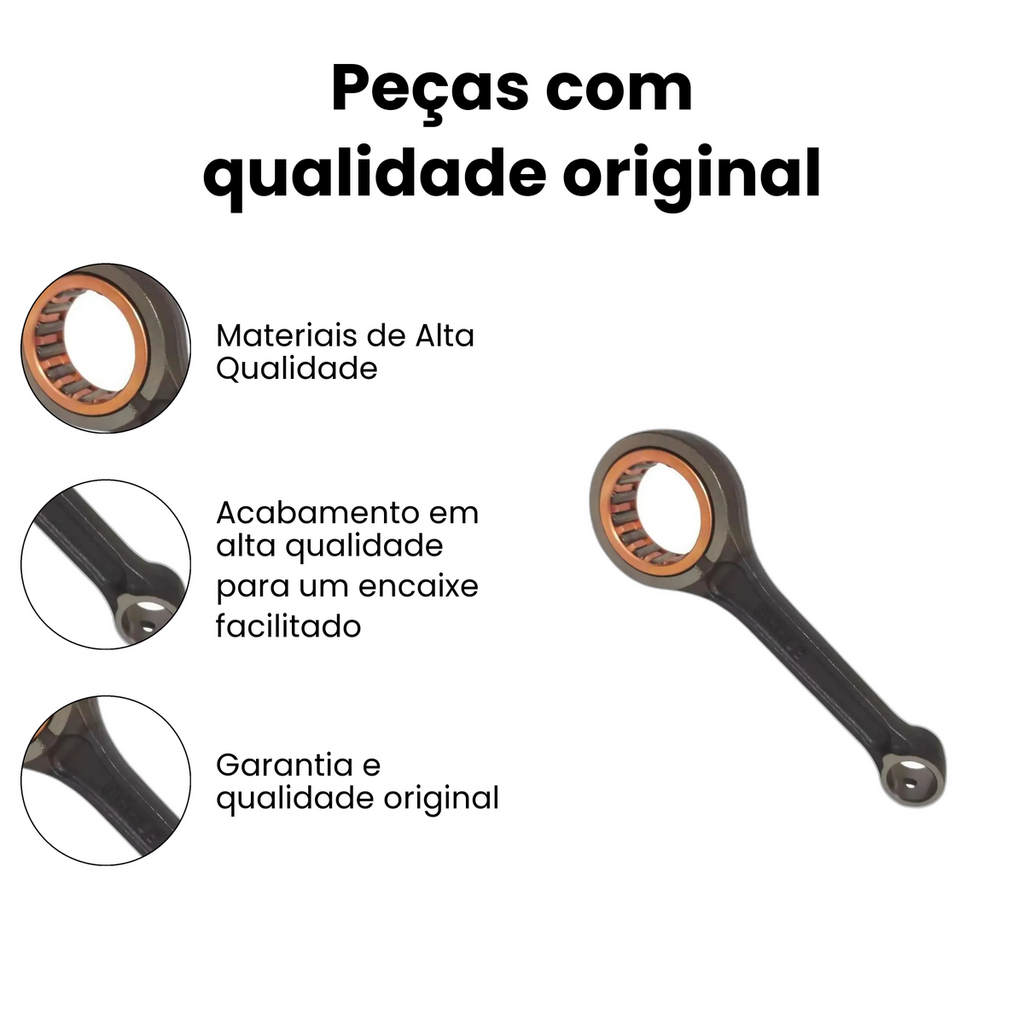Biela para Honda CG 125 Fan e Honda NXR 125 Bros HONDA BL9350 - Imagem 3