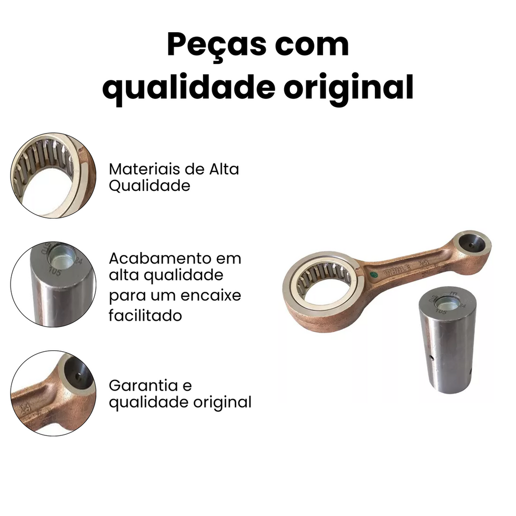 BIELA YS 250 FAZER / XTZ 250 LANDER / TENERE 250 / FZ25 250 FAZER YAMAHA BL9806 - Imagem 3