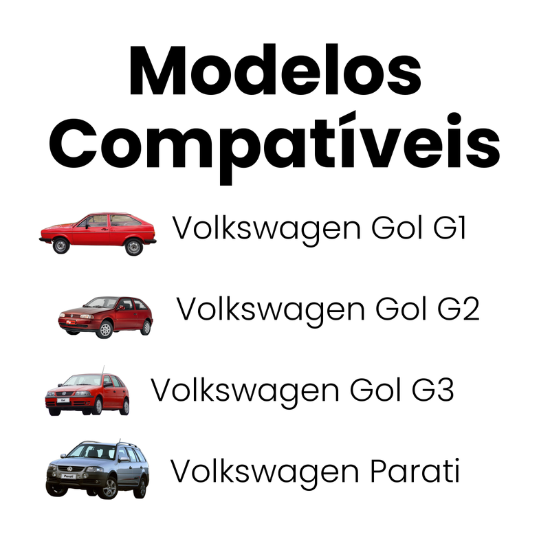 Cilindro Mestre Freio Volkswagen Gol G1 G2 G3 Parati Saveiro - Imagem 4