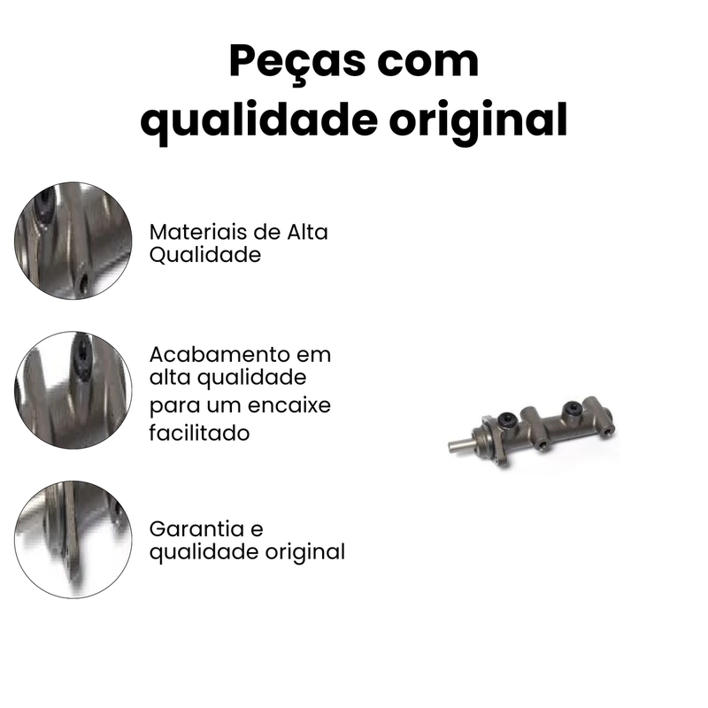 Cilindro Mestre Freio Volkswagen Gol G1 G2 G3 Parati Saveiro - Imagem 3