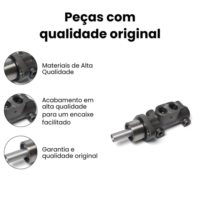 Cilindro Mestre Freio Peugeot 206 2007-2010 207 2009-2015 - Imagem 3
