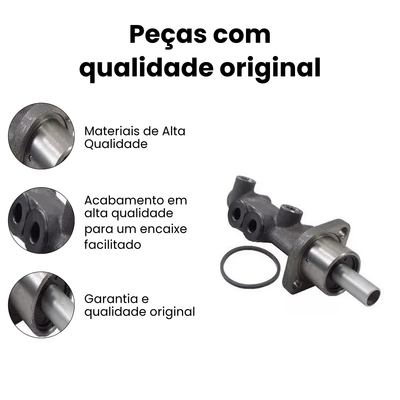Cilindro Mestre Freio Original VW Gol G5 G6 Saveiro Voyage - Imagem 3