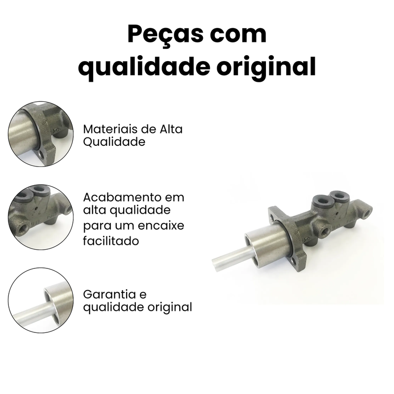 Cilindro Mestre Freio Volkswagen Fox Gol Voyage G5 G6 2009-2 - Imagem 3