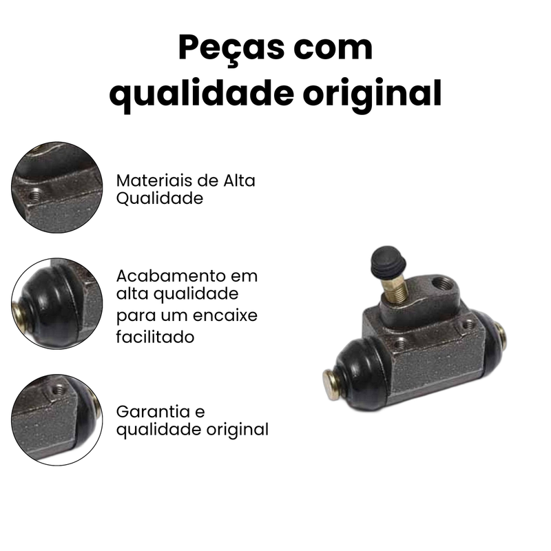 Cilindro Roda Freio Chevrolet Celta 2001-2002 Ford Escort - Imagem 3