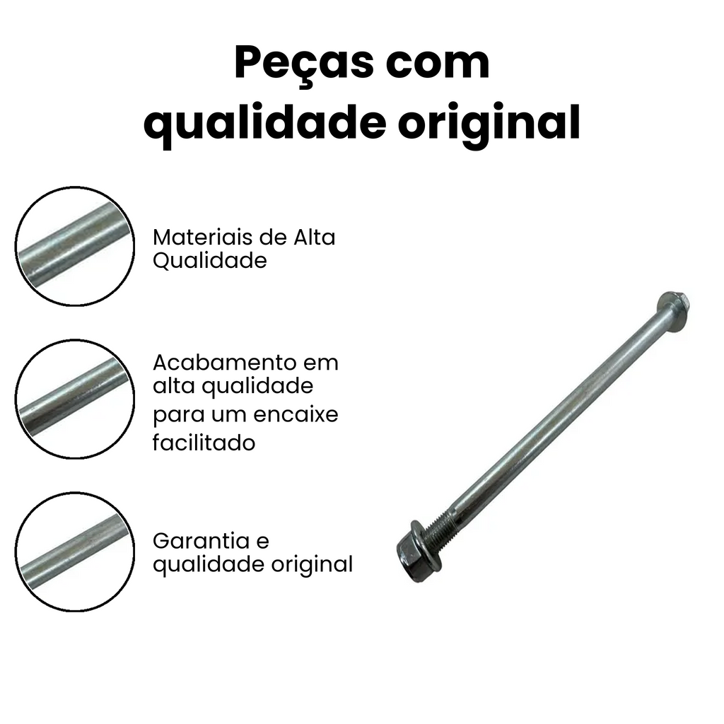 Eixo Roda Dianteira CG/Titan 125 90-10 - Imagem 3