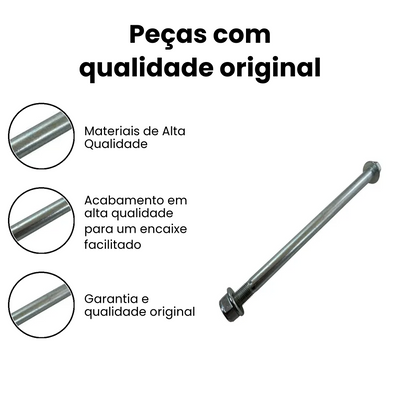 Eixo Roda Dianteira CG/Titan 125 90-10 - Imagem 3