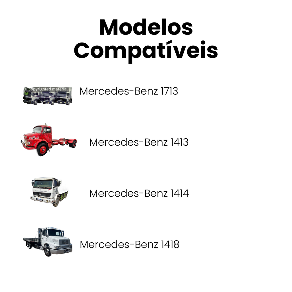 BUCHA EIXO COMANDO MERCEDES BENZ EC135J-STDSEMI - Imagem 4
