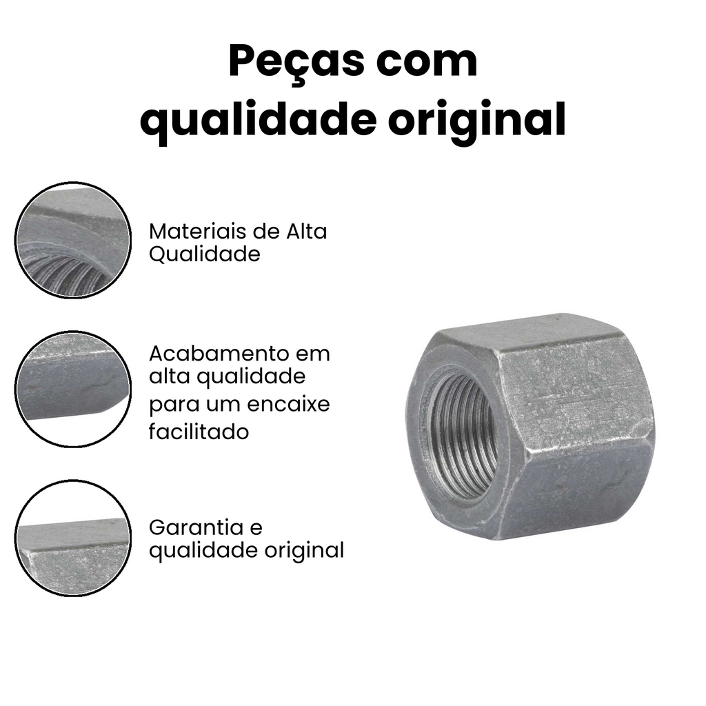 Porca 5/8 Cargo/Constellation/Axor 90-11 - Imagem 3