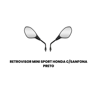 Retrovisor Mini Sport Honda Civic/CRV 96-01 - Imagem 2