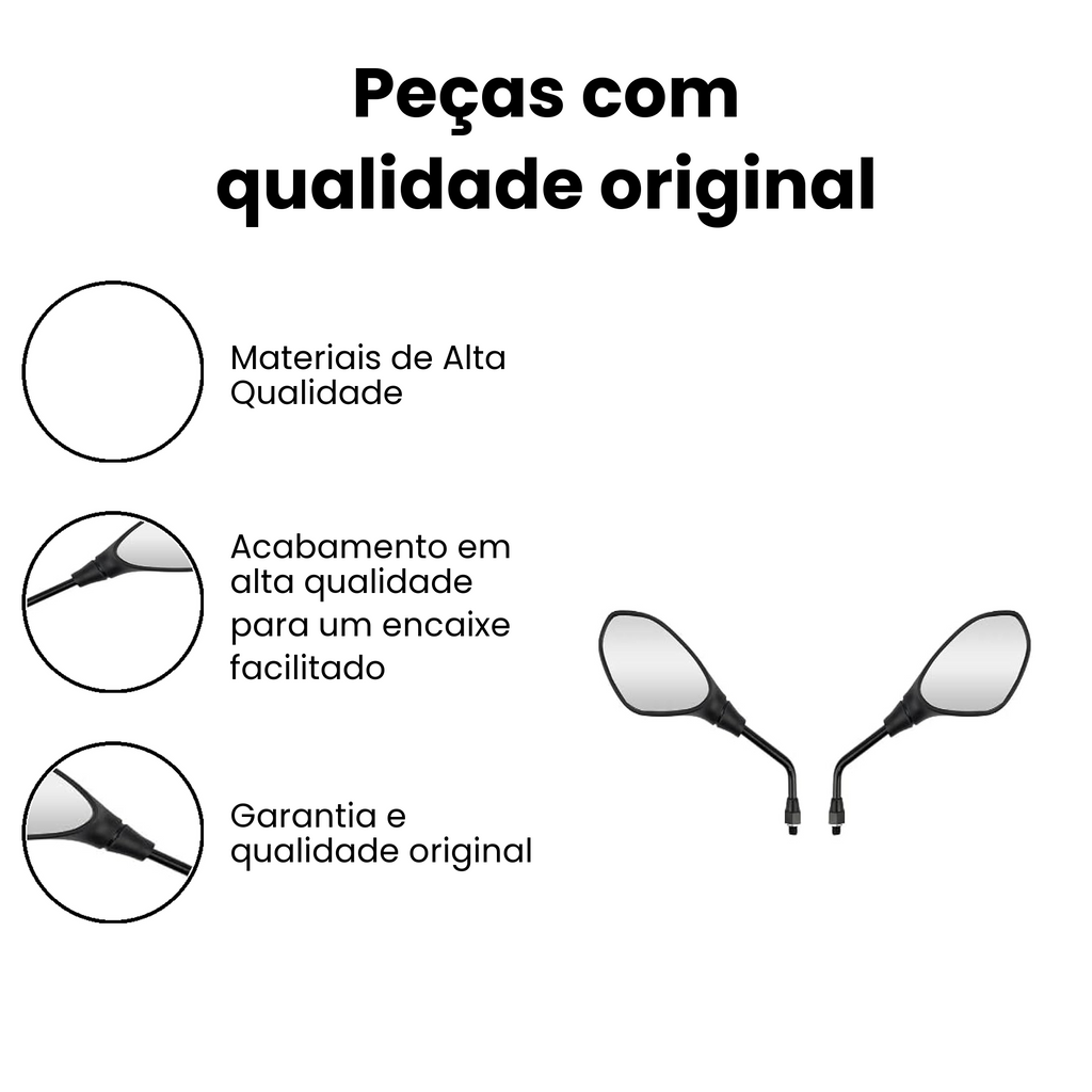 Retrovisor Mini Sport Honda Civic/CRV 96-01 - Imagem 3