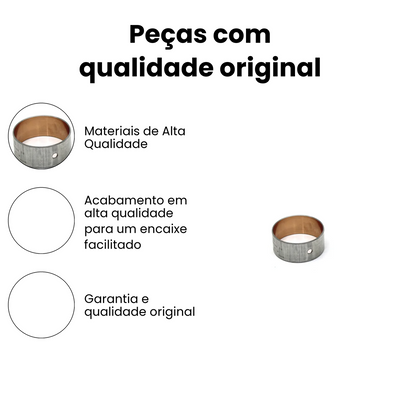 Bucha do Eixo Comando Standard FORD | AGRALE | VOLKSWAGEN | DODGE H0210125-STD - Imagem 3