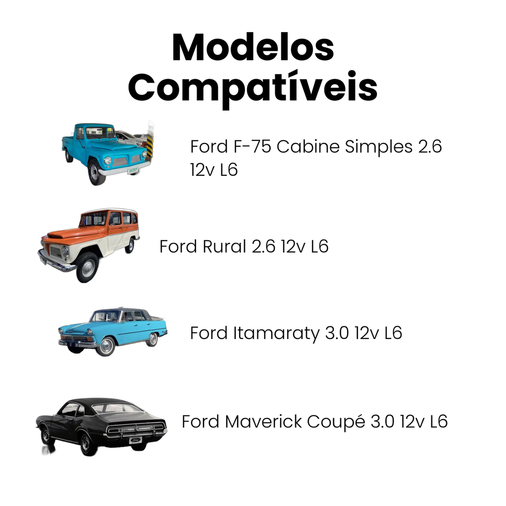 Bucha do Eixo Comando Standard FORD | AGRALE | VOLKSWAGEN | DODGE H0210125-STD - Imagem 4