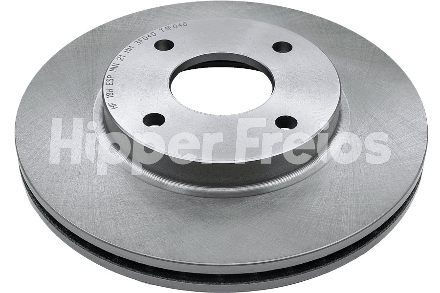 Par Disco Freio Diant Ventilado Ford Ka 1.0 1.5 1997 a 2021 - Imagem 1