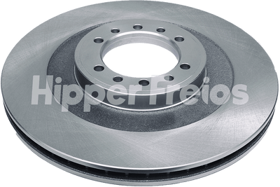 Par Disco Freio Diant Ventilado Mitsubishi L200 2.5 4x2 4x4 Dies - Imagem 1