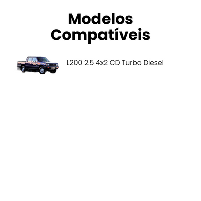 Par Disco Freio Diant Ventilado Mitsubishi L200 2.5 4x2 4x4 Dies - Imagem 4
