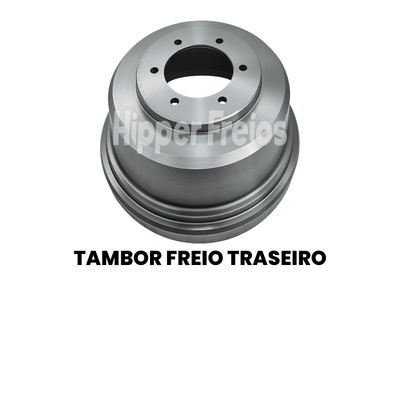 Tambor Freio Tras Mitsubishi L200 1991-2012 Pajero Sport 199 - Imagem 2