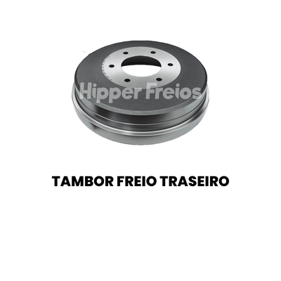 Tambor Freio Tras Mitsubishi L200 Triton 2012 a 2018 - Imagem 2