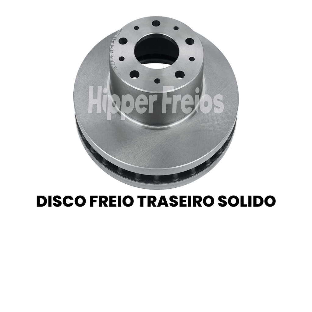 Par Disco Freio Diant Ventilado Fiat Ducato 2.2 2.3 2.8 Diesel 1 - Imagem 2