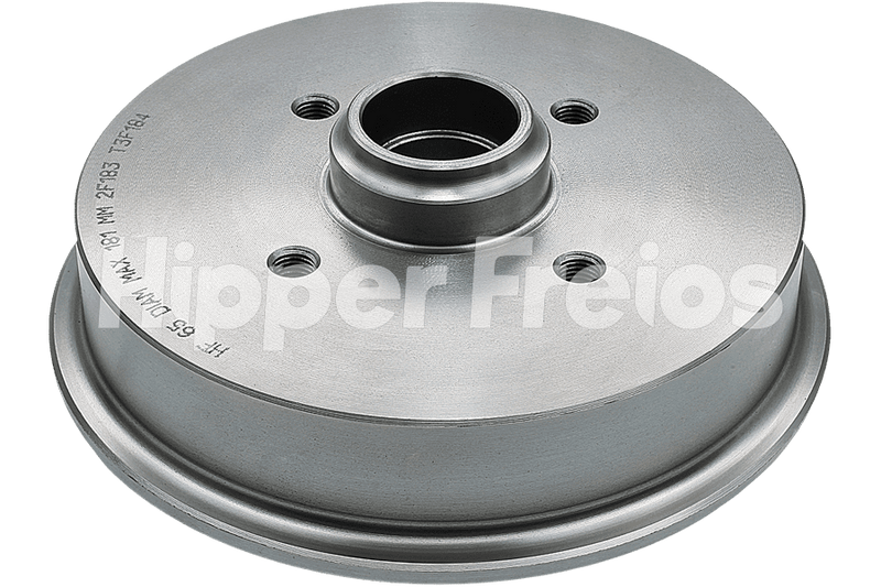 Par Tambor Freio Tras Volkswagen Gol 1000 1.0 Mi 1995 a 2003, Go - Imagem 1
