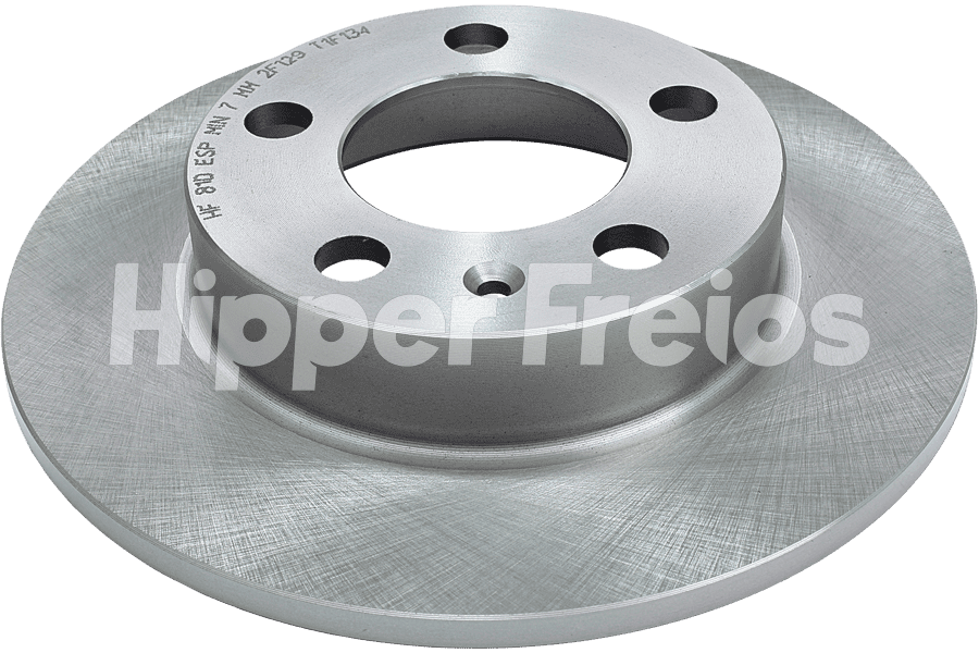 Par Disco Freio Tras Sólido Volkswagen Nivus Polo T-Cross 2021 2 - Imagem 1